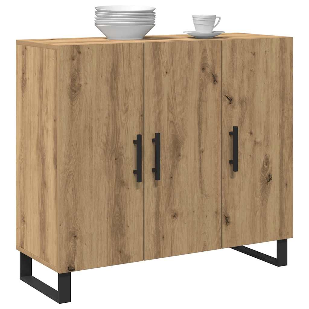 Πλαϊνό γραφείο Artisan Oak 90 x 34 x 80 εκ. Επεξεργασμένο ξύλο - Pakobazaar