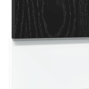 Πλαίσιο Πλυντηρίου Πιάτων Lyon Μαύρο Δρυς 60x1,5x67 εκ. από Τεχνητό Ξύλο - Pakobazaar