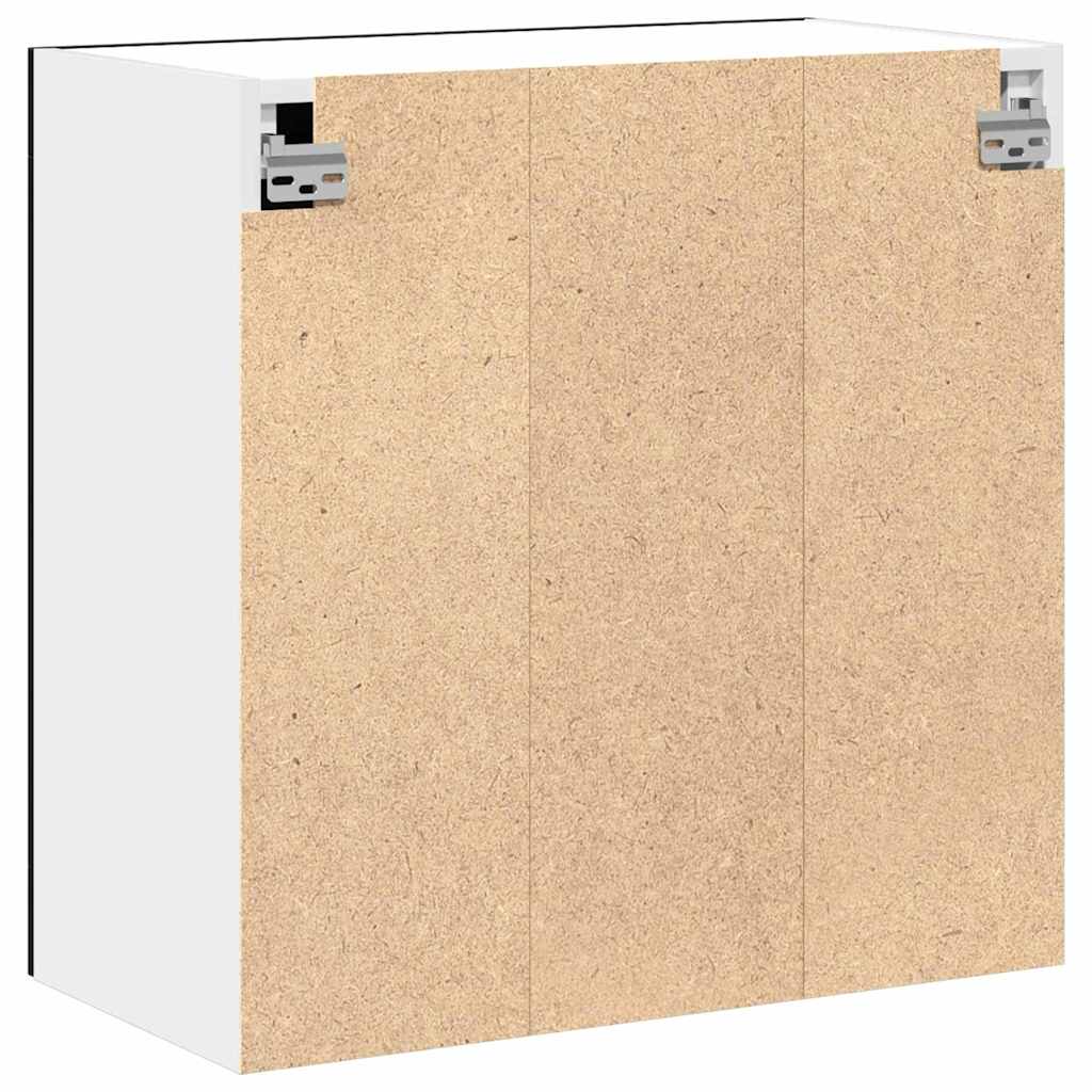 Κρεμαστό ντουλάπι με ράφι Επιτοίχιο Μαύρη Οξυά 60 x 31 x 60 εκ.