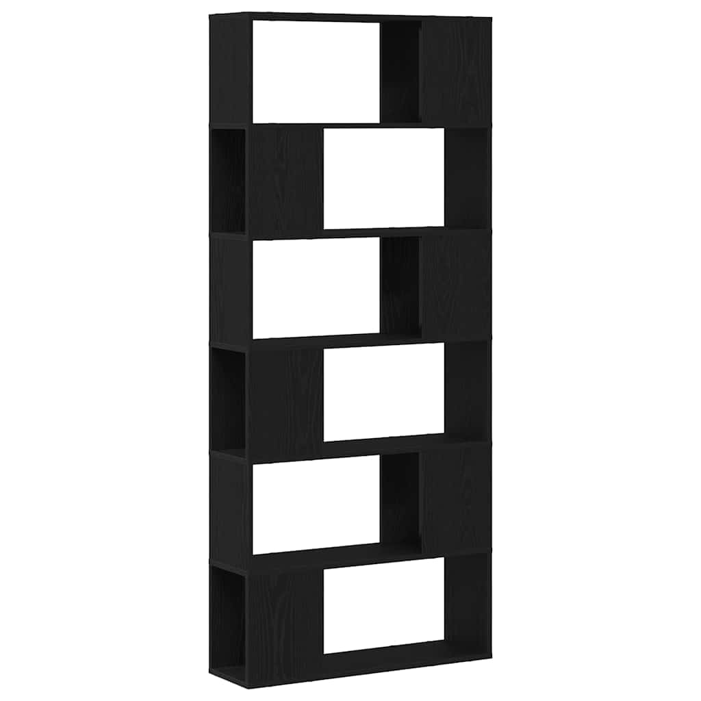 Σετ επίπλου τηλεόρασης Επιτοίχιο Μαύρο 80 x 24 x 186 cm