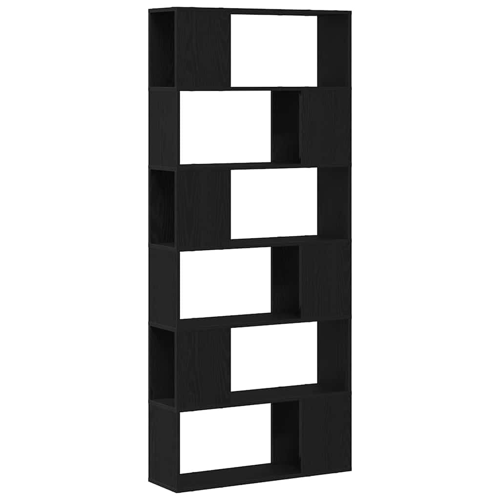 Σετ επίπλου τηλεόρασης Επιτοίχιο Μαύρο 80 x 24 x 186 cm