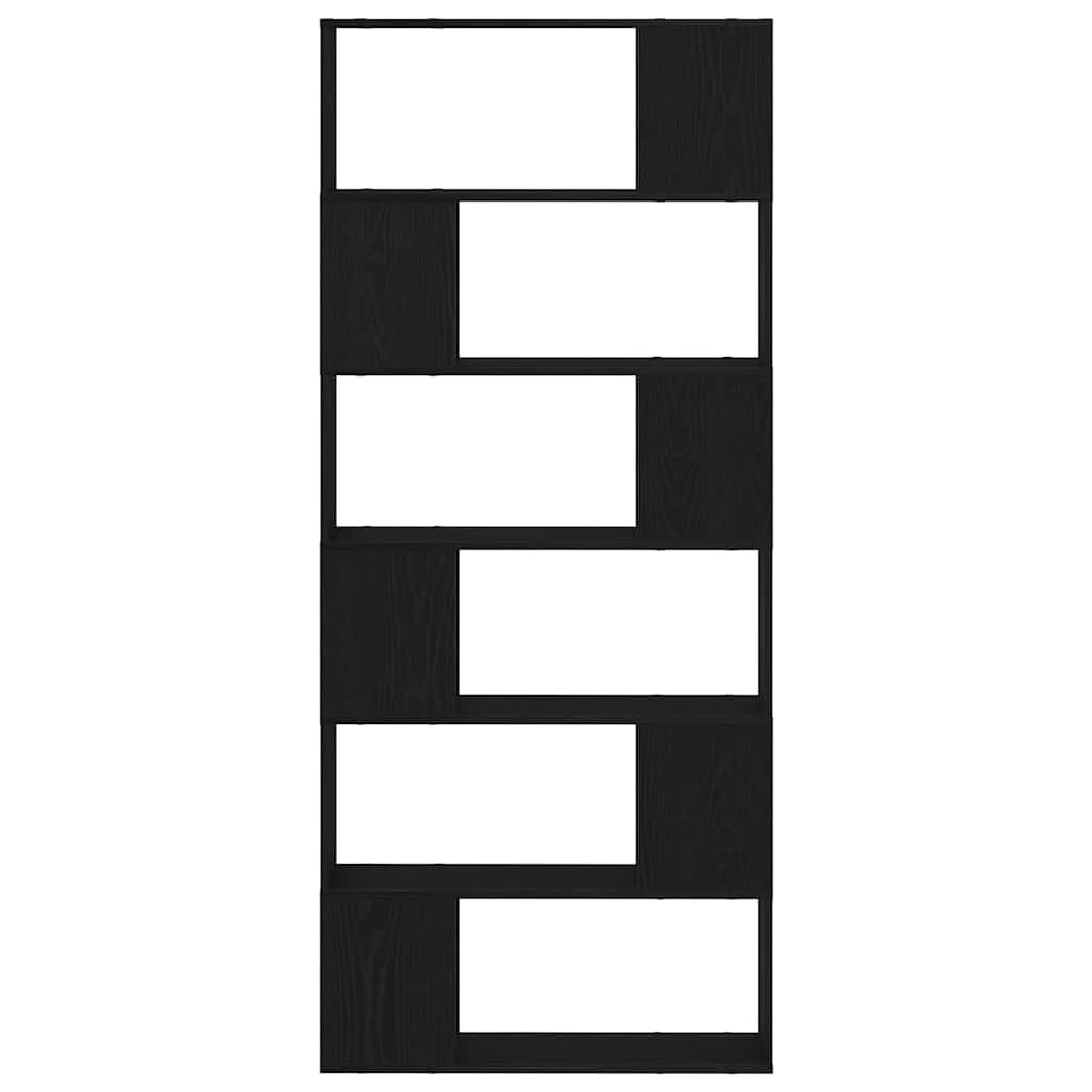 Σετ επίπλου τηλεόρασης Επιτοίχιο Μαύρο 80 x 24 x 186 cm