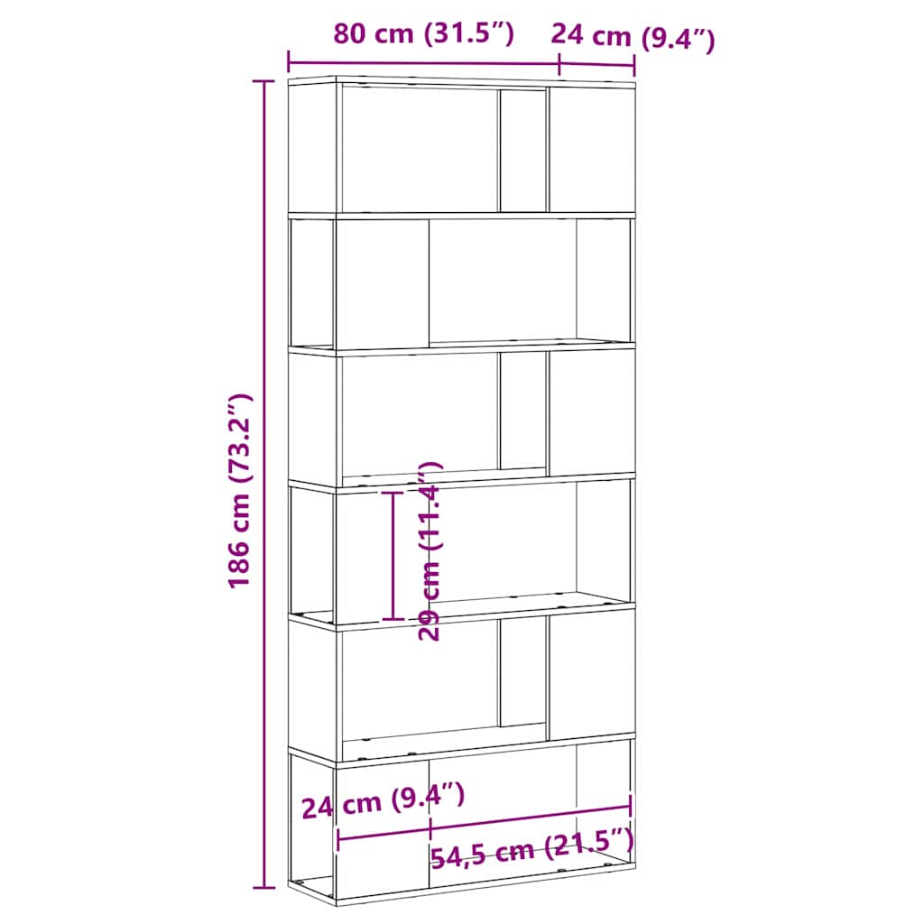 Σετ επίπλου τηλεόρασης Επιτοίχιο Μαύρο 80 x 24 x 186 cm