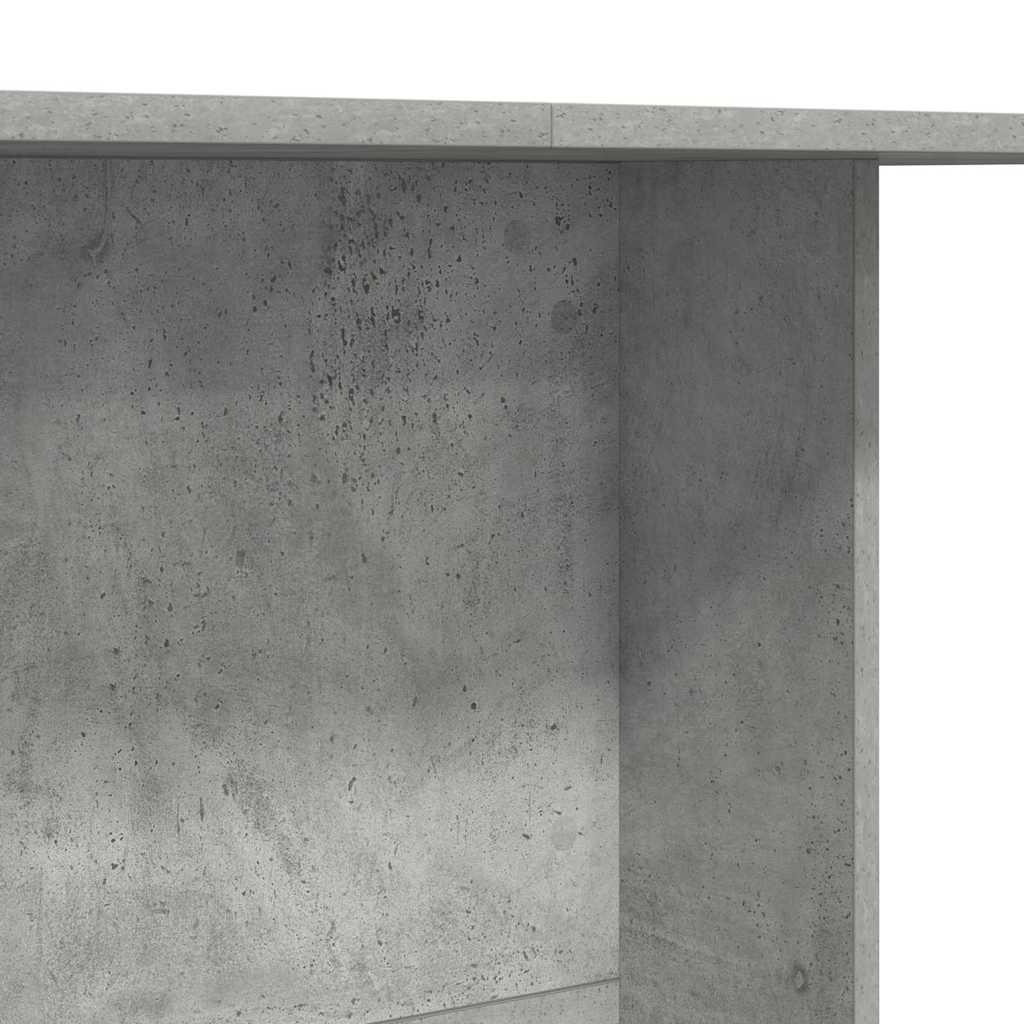 Τραπεζαρία Σκυρόδεμα Γκρι 110 x 60 x 75 cm Επεξεργασμένο ξύλο - Pakobazaar