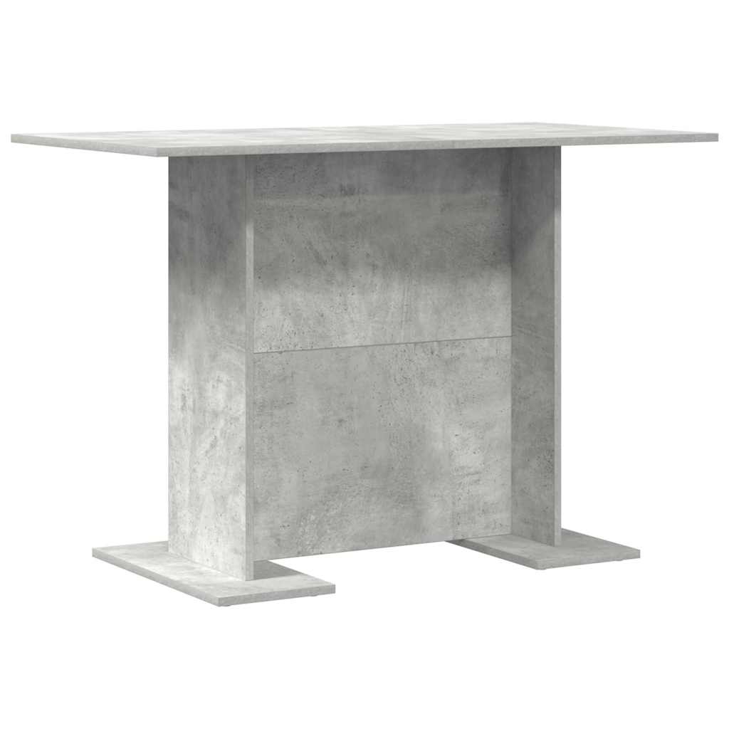 Τραπεζαρία Σκυρόδεμα Γκρι 110 x 60 x 75 cm Επεξεργασμένο ξύλο - Pakobazaar