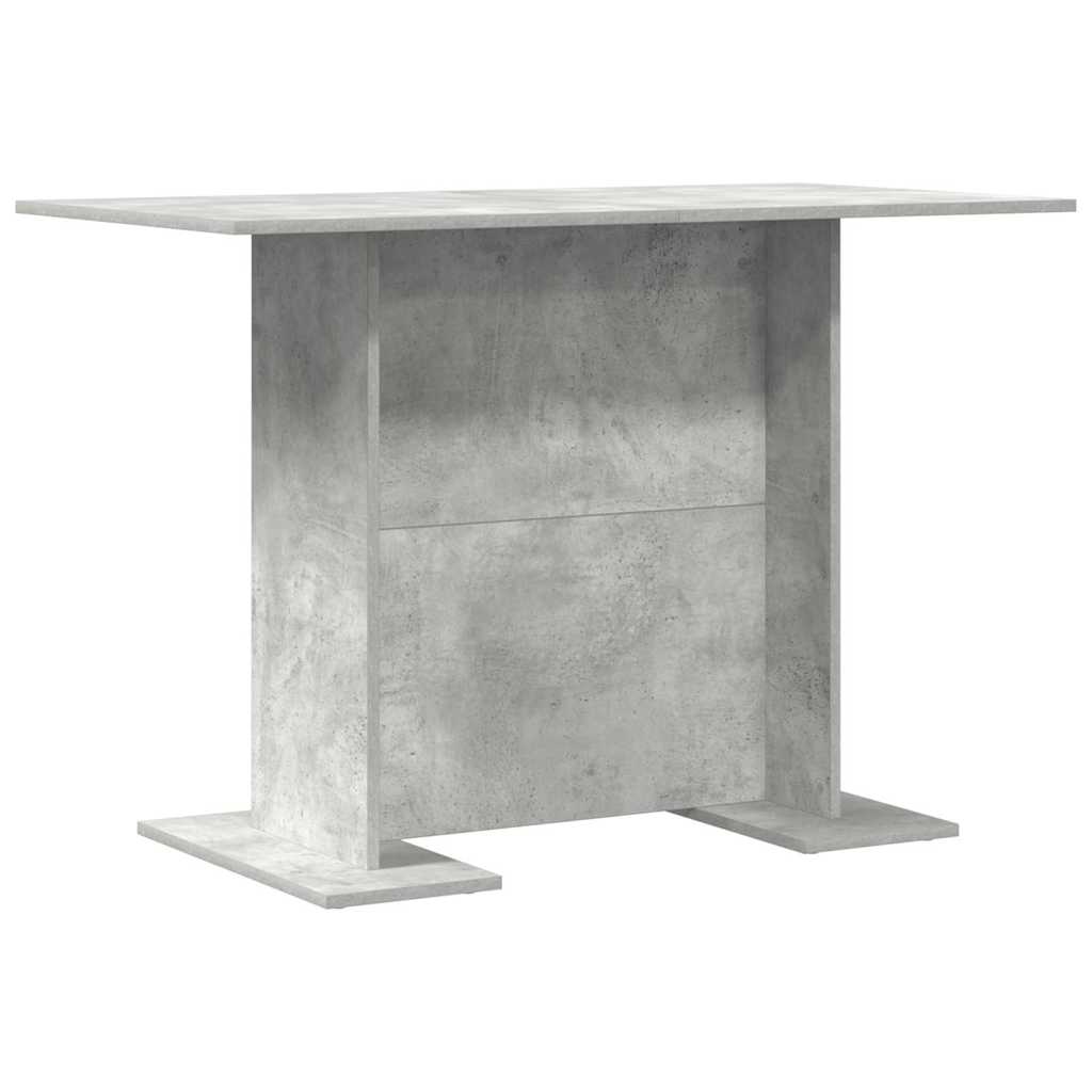 Τραπεζαρία Σκυρόδεμα Γκρι 110 x 60 x 75 cm Επεξεργασμένο ξύλο - Pakobazaar