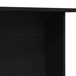 Τραπεζαρία 110 x 60 x 75 cm Επεξεργασμένο Ξύλο Μαύρη Οξυά