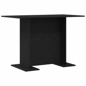Τραπεζαρία 110 x 60 x 75 cm Επεξεργασμένο Ξύλο Μαύρη Οξυά