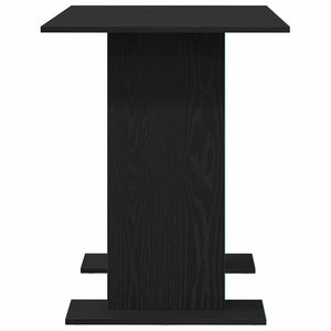 Τραπεζαρία 110 x 60 x 75 cm Επεξεργασμένο Ξύλο Μαύρη Οξυά