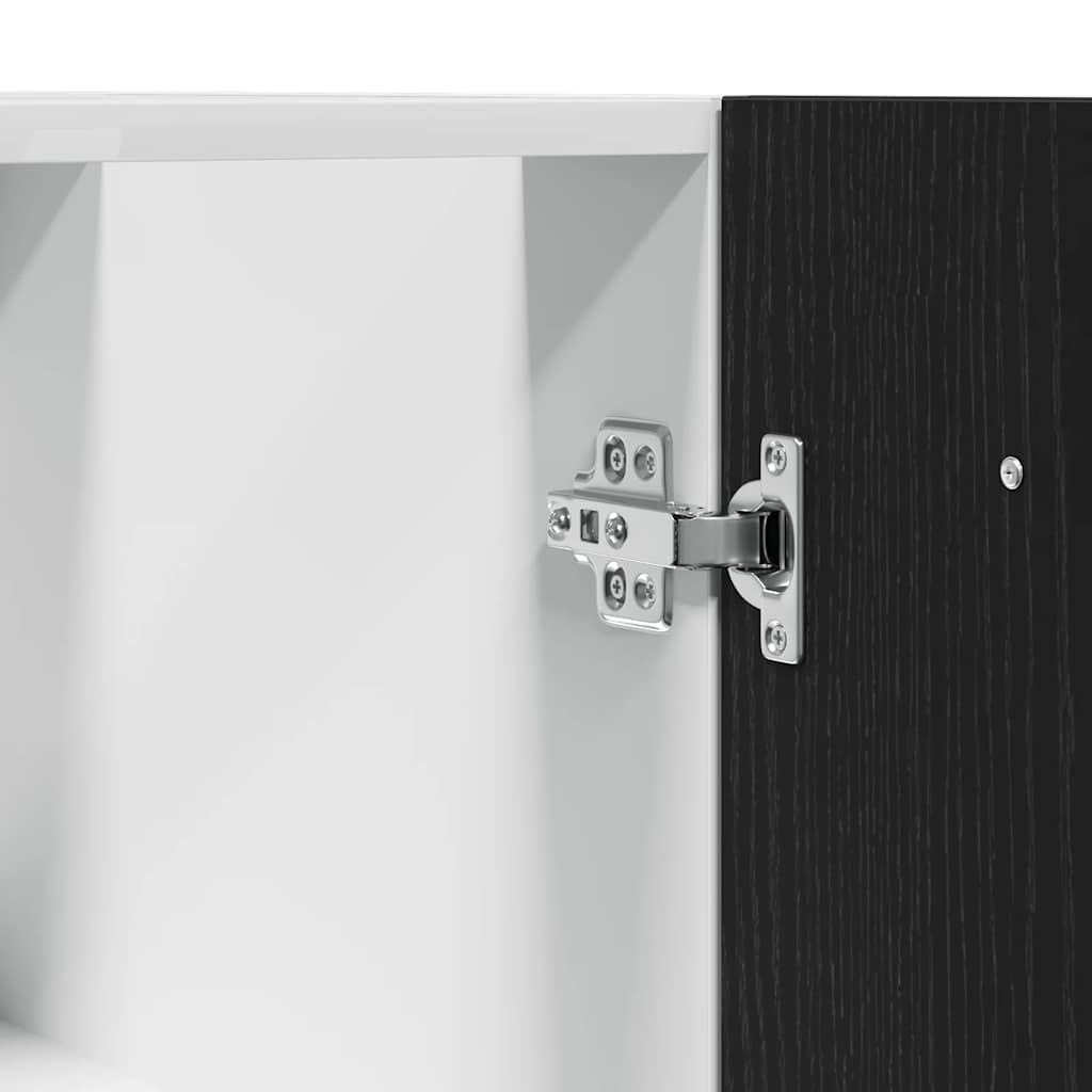 Κάτω Ντουλάπι Μαύρη Δρυς 60x46x81,5 εκ. Ξυλοκατασκευασμένο - Pakobazaar