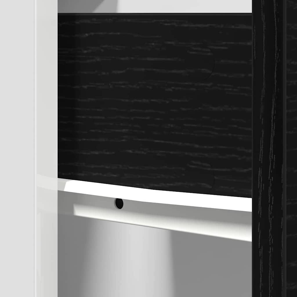 Κρεμαστό ντουλάπι με συρτάρι Μαύρη Οξυά 40 x 46 x 81,5 εκ - Pakobazaar