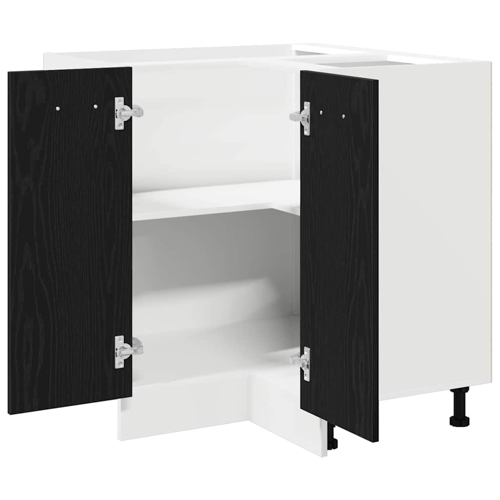 Κρεμαστό ντουλάπι με ράφι Μαύρη Οξυά 75,5 x 75,5 x 80,5 εκ