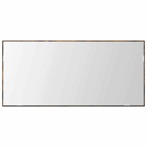Καθρέφτης με φώτα λωρίδας LED Επιτοίχιο Καφέ 80 x 37 εκ. - Pakobazaar