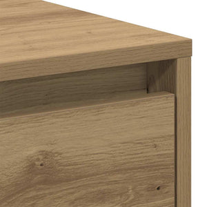 Κομοδίνο 2 pcs Artisan Oak 45 x 34 x 44 εκ Επεξεργασμένο ξύλο - Pakobazaar
