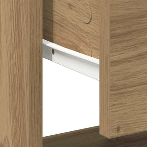 Κομοδίνο 2 pcs Artisan Oak 45 x 34 x 44 εκ Επεξεργασμένο ξύλο - Pakobazaar