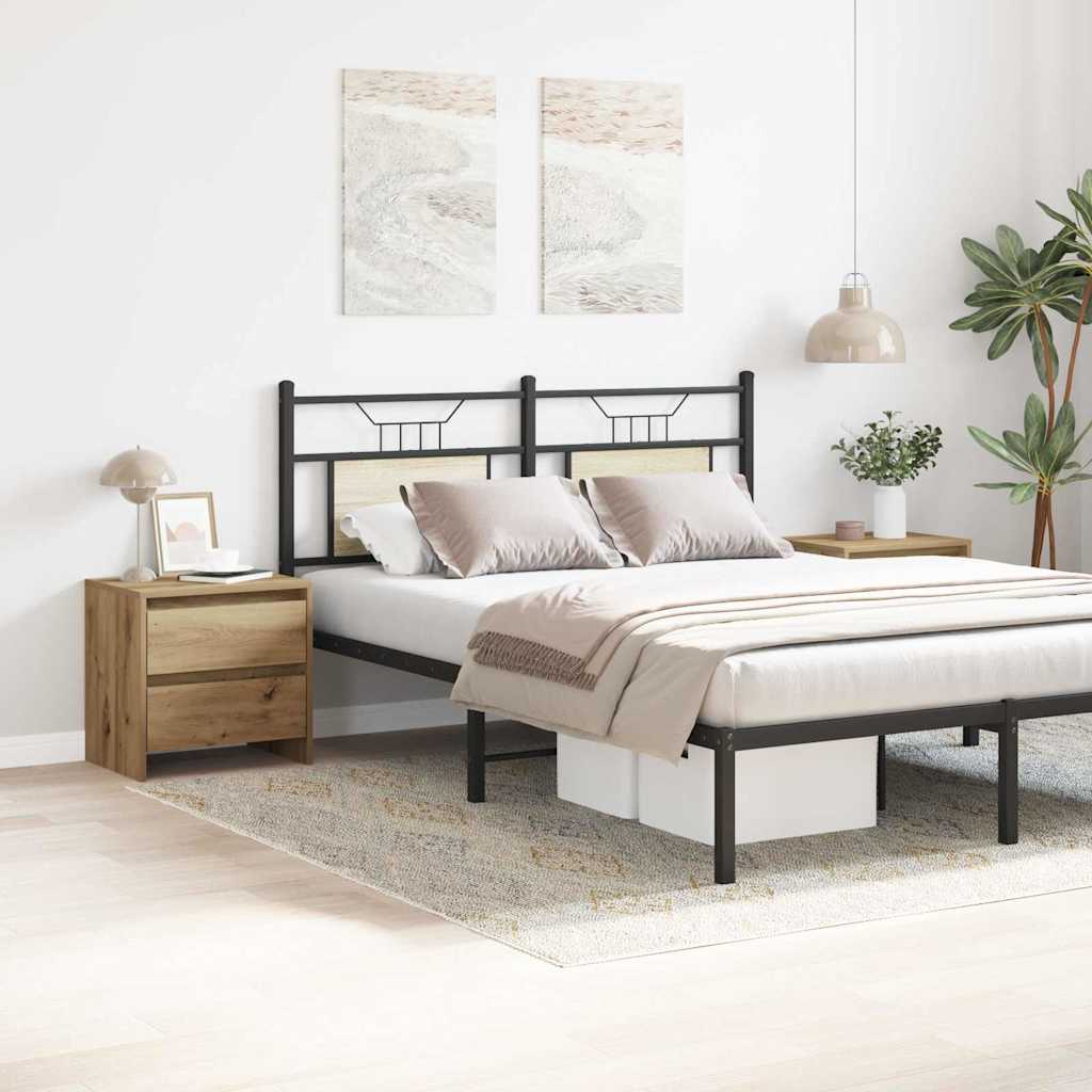 Κομοδίνο 2 pcs Artisan Oak 45 x 34 x 44,5 εκ Επεξεργασμένο ξύλο