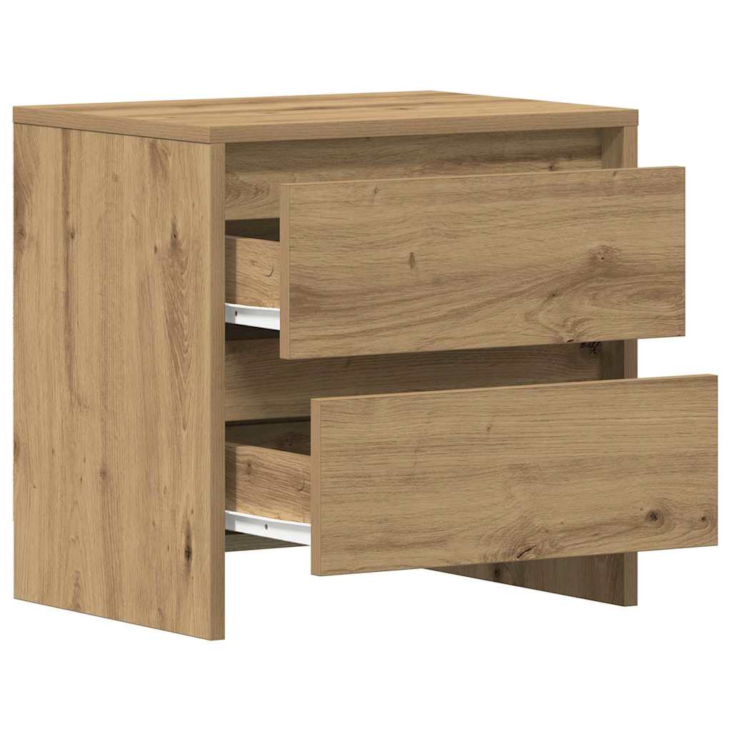 Κομοδίνο 2 pcs Artisan Oak 45 x 34 x 44,5 εκ Επεξεργασμένο ξύλο