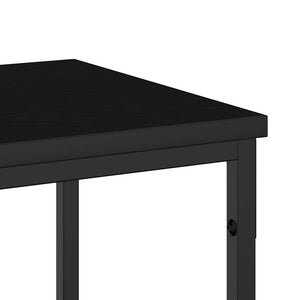 Τραπέζι κονσόλας Μαύρη Οξυά 200 x 30 x 75 εκ.