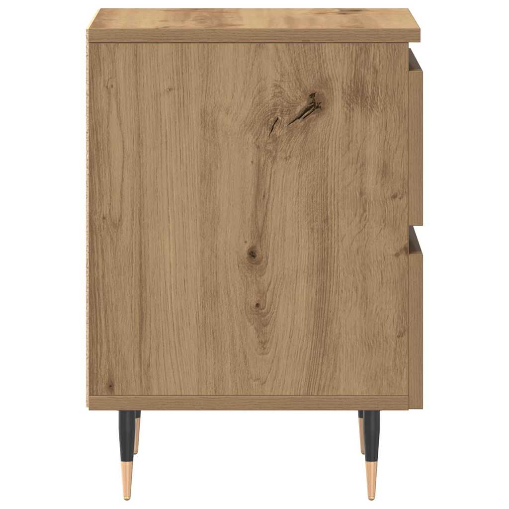 Κομοδίνο 2 pcs Artisan Oak 40 x 35 x 50 εκ. Επεξεργασμένο ξύλο