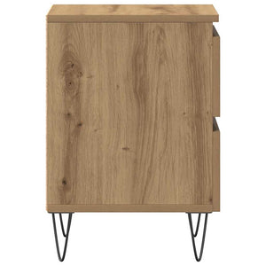 Κομοδίνο 2 τμχ. artisan δρυς 40 x 35 x 50 εκ.