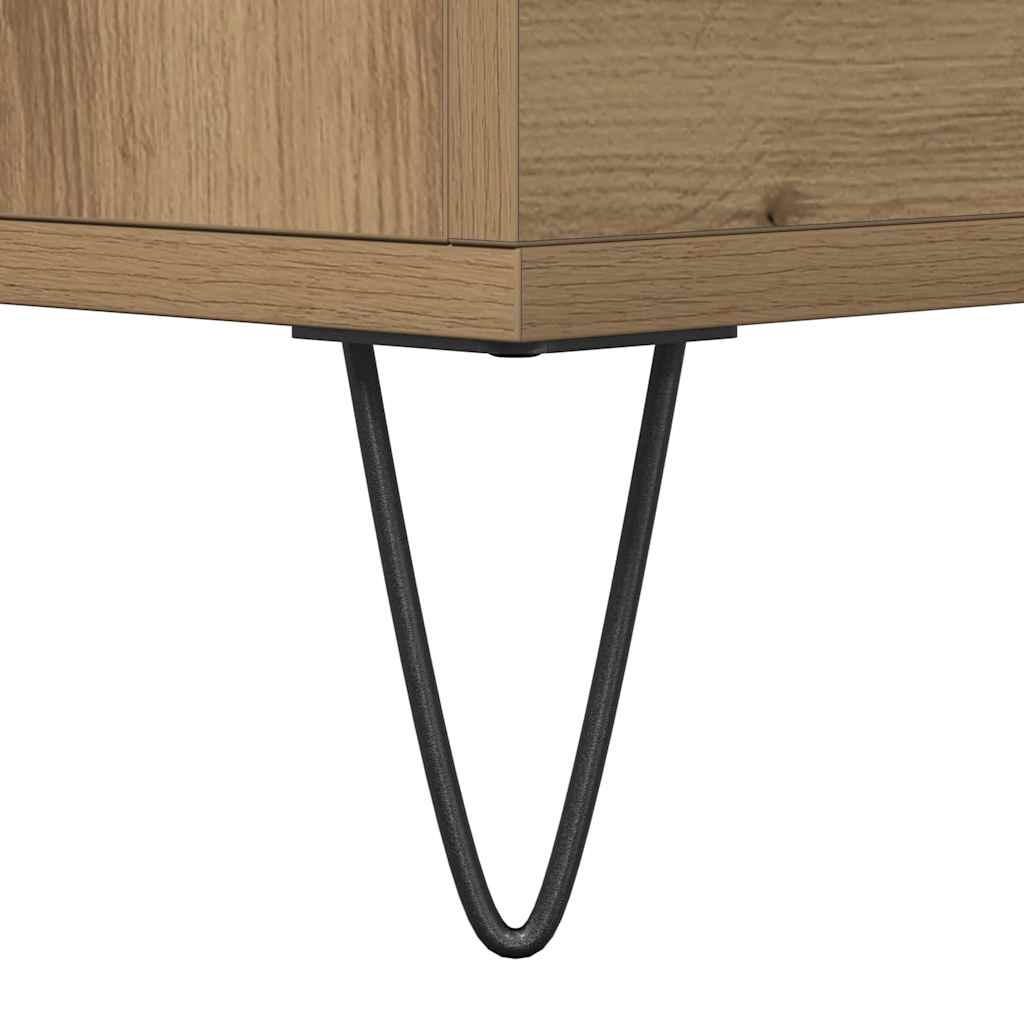 Πλαϊνό γραφείο Artisan Oak 60 x 35 x 70 cm Επεξεργασμένο ξύλο - Pakobazaar