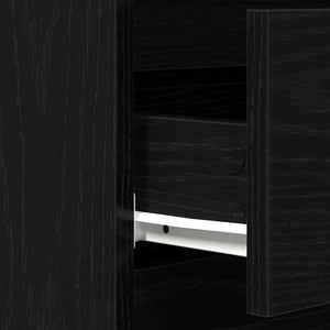 Πλαϊνό γραφείο Μαύρη Οξυά 60 x 35 x 70 cm Επεξεργασμένο Ξύλο