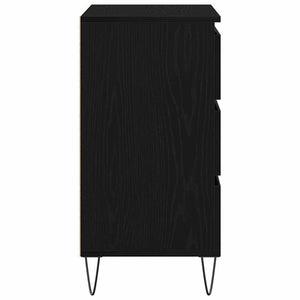 Πλαϊνό γραφείο Μαύρη Οξυά 60 x 35 x 70 cm Επεξεργασμένο Ξύλο