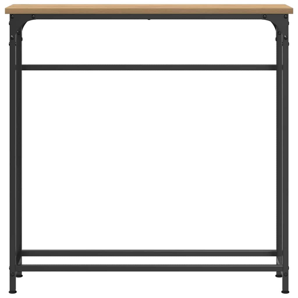 Τραπέζι κονσόλας με ράφι Artisan Oak 75 x 19,5 x 75 εκ. - Pakobazaar