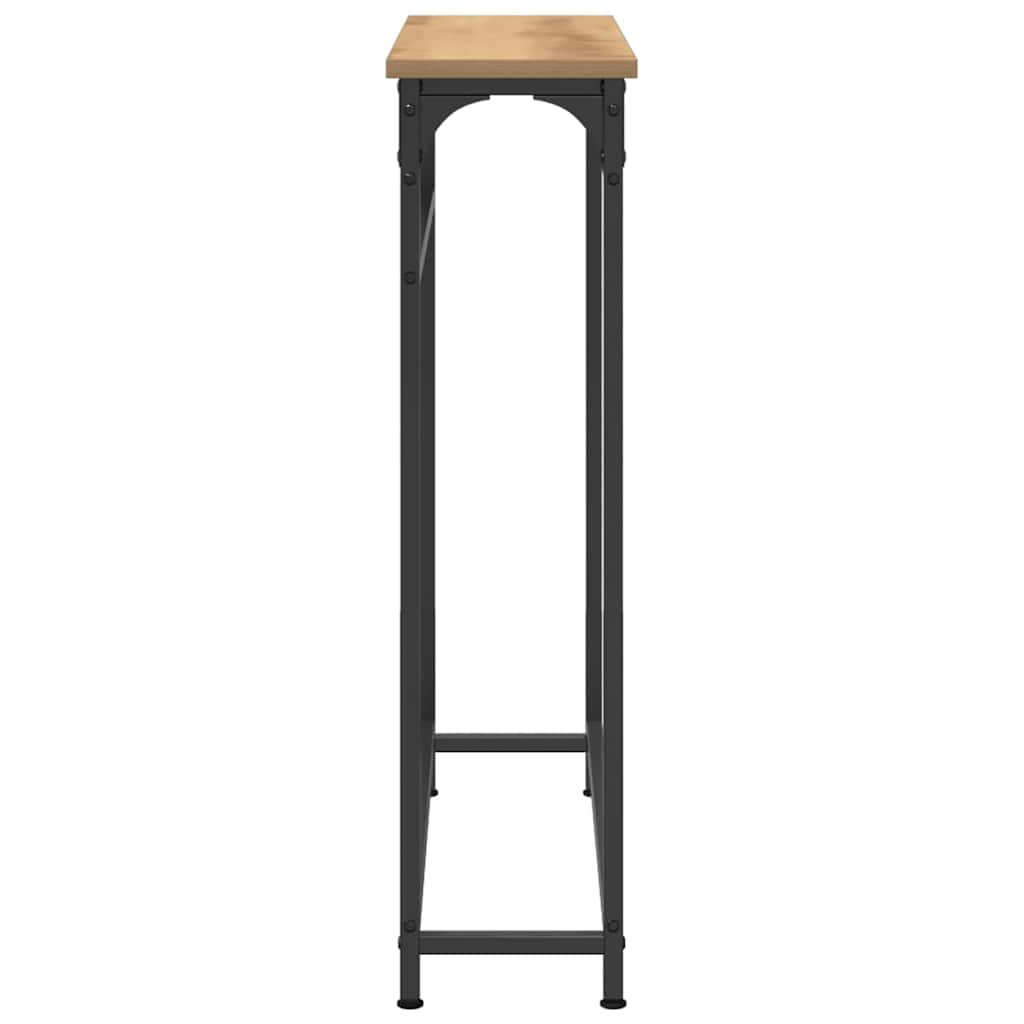 Τραπέζι κονσόλας με ράφι Artisan Oak 75 x 19,5 x 75 εκ. - Pakobazaar