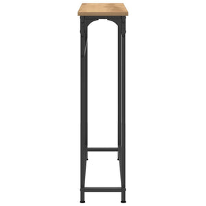 Τραπέζι κονσόλας με ράφι Artisan Oak 75 x 19,5 x 75 εκ. - Pakobazaar