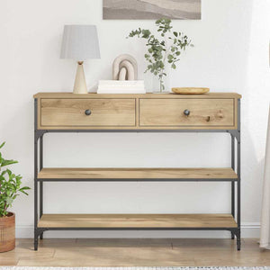 Τραπέζι κονσόλας με συρτάρι Artisan Oak 72.5 x 25 x 75 εκ. - Pakobazaar