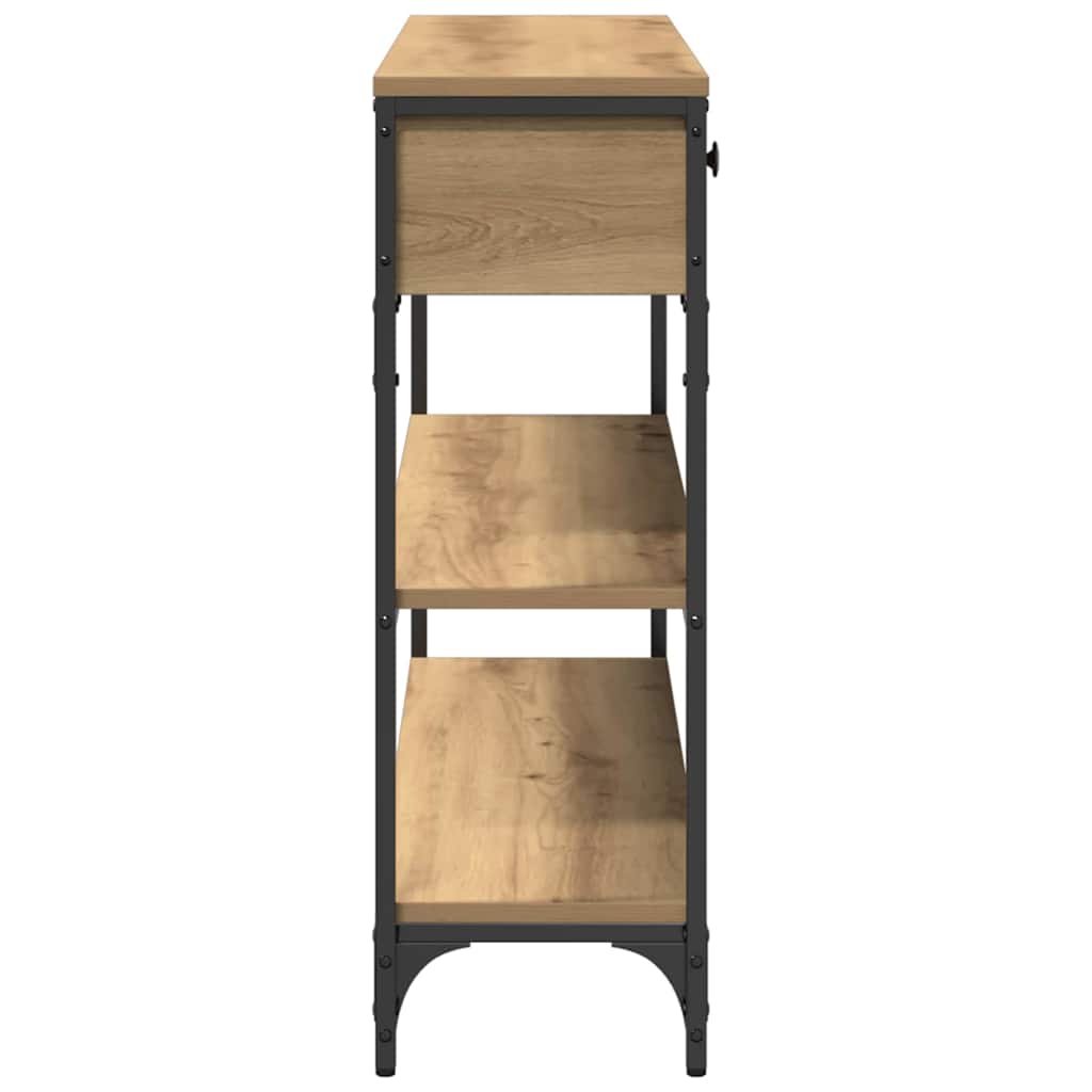 Τραπέζι κονσόλας με συρτάρι Artisan Oak 72.5 x 25 x 75 εκ. - Pakobazaar