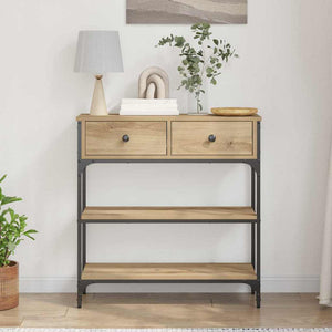 Τραπέζι κονσόλας με συρτάρι Artisan Oak 72.5 x 25 x 75 εκ.