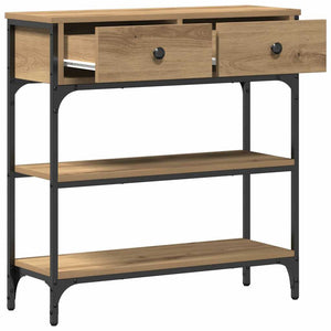 Τραπέζι κονσόλας με συρτάρι Artisan Oak 72.5 x 25 x 75 εκ.