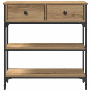 Τραπέζι κονσόλας με συρτάρι Artisan Oak 72.5 x 25 x 75 εκ.