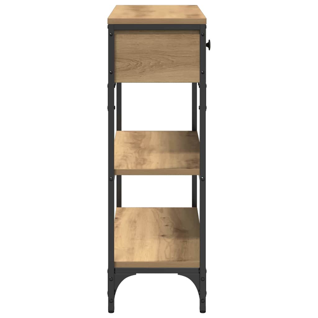 Τραπέζι κονσόλας με συρτάρι Artisan Oak 72.5 x 25 x 75 εκ. - Pakobazaar