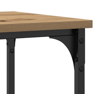 Τραπέζι Κονσόλας με ράφι artisan δρυς 100 x 35 x 75 εκ. - Pakobazaar