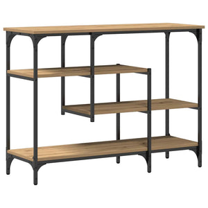 Τραπέζι Κονσόλας με ράφι artisan δρυς 100 x 35 x 75 εκ. - Pakobazaar