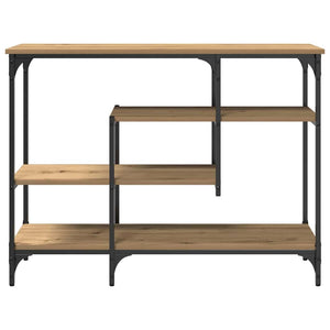 Τραπέζι Κονσόλας με ράφι artisan δρυς 100 x 35 x 75 εκ. - Pakobazaar