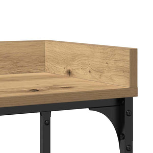 Τραπέζι Κονσόλας με ράφι artisan δρυς 100 x 30 x 80 εκατοστά - Pakobazaar