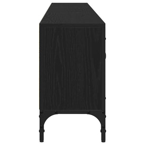 Ντουλάπι TV Μαύρη δρυς 200 x 25 x 44 εκ Επεξεργασμένο ξύλο - Pakobazaar