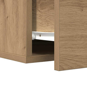 Κομοδίνο 2 τμχ. 35 x 35 x 20 εκ Επεξεργασμένο Ξύλο Artisan Oak