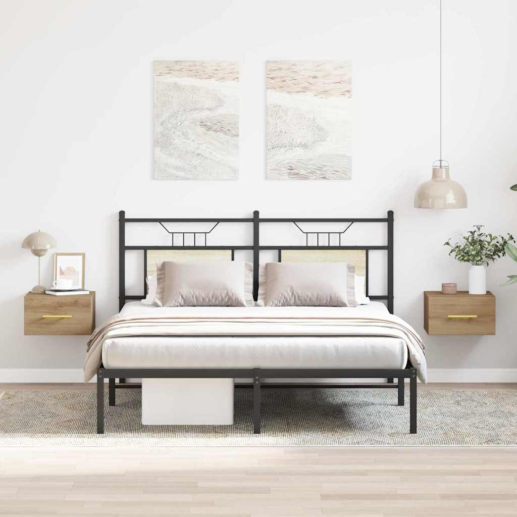Κομοδίνο 2 pcs Artisan Oak 35 x 35 x 20 εκ Επεξεργασμένο ξύλο