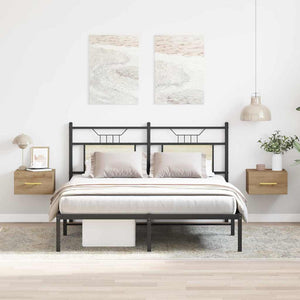Κομοδίνο 2 τμχ. 35 x 35 x 20 εκ Επεξεργασμένο Ξύλο Artisan Oak