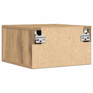 Κομοδίνο 2 τμχ. 35 x 35 x 20 εκ Επεξεργασμένο Ξύλο Artisan Oak