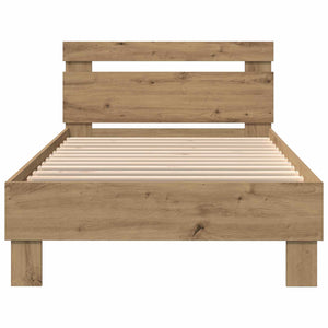 Σκελετός Κρεβατιού Artisan Oak 90 x 190 cm Επεξεργασμένο Ξύλο - Pakobazaar