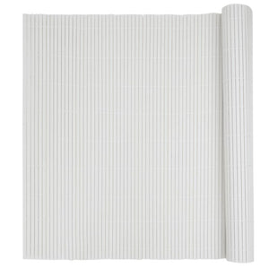 Φράχτης Κήπου Διπλής Όψης Λευκός 1,8x3 μ. PVC - Pakobazaar