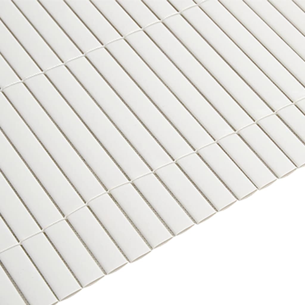Φράχτης Κήπου Διπλής Όψης Λευκός 1,8x3 μ. PVC - Pakobazaar