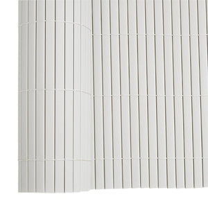 Φράχτης Κήπου Διπλής Όψης Λευκός 1,8x3 μ. PVC - Pakobazaar