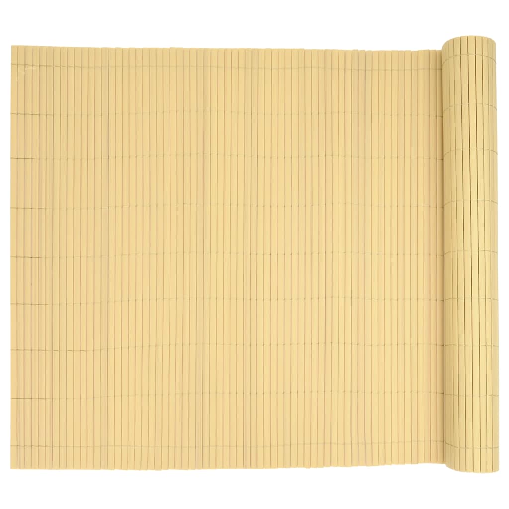 Φράχτης Κήπου Διπλής Όψης Κίτρινος 1,8x3 μ. PVC - Pakobazaar